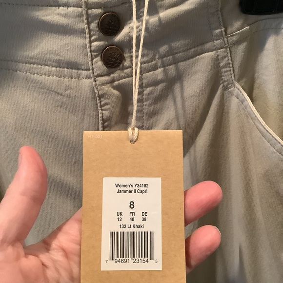 NWT Royal Robbins UPF 50 Jammer ll Beige Capri Pants Size 8 - Picture 6 of 10